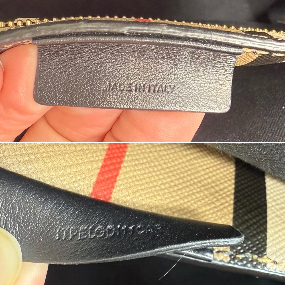 Authentic Burberry Icon Stripe E-Canvas Portrait Tote bag - Picture 13 of 16
